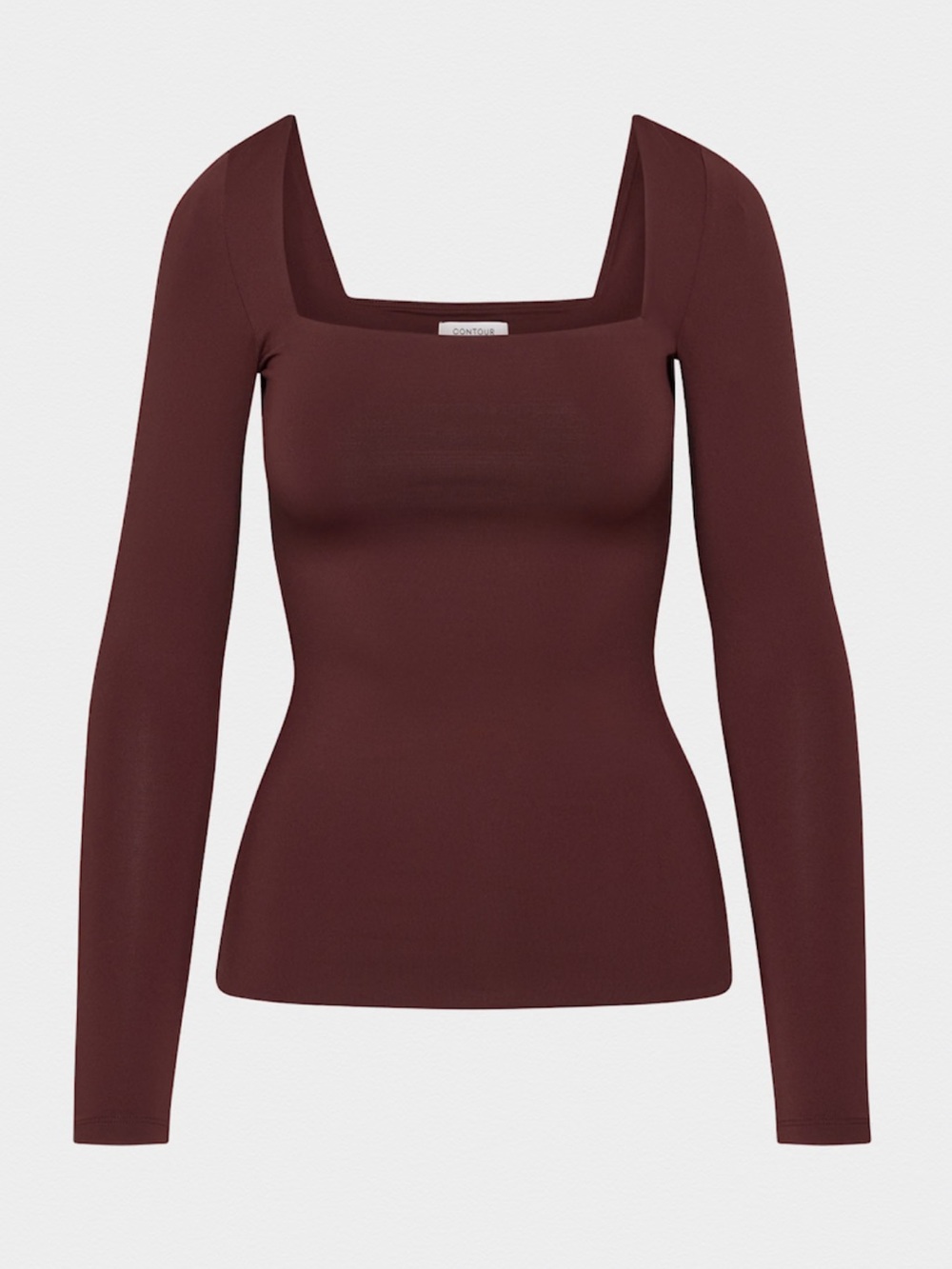 Aritzia Original Contour Squareneck Hip
Longsleeve Top Sumac Burgundy S New